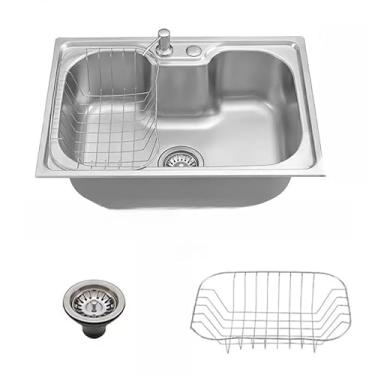 Imagem de Cuba para cozinha gourmet pia aço inox com acessórios 60cm 50 cm(Apenas com CUBA 304 50CM)