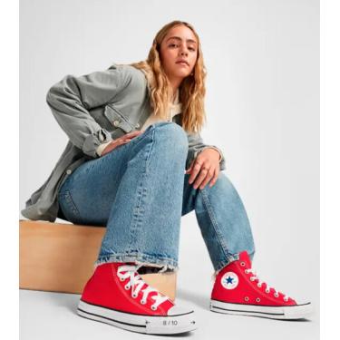 Imagem de Tenis Chuck Taylor All Star Converse Cano Alto Vermelho Tamanho:34