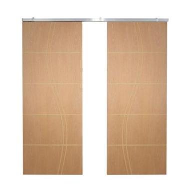 Imagem de Porta Dupla De Correr P- Verniz Frisada Fs Duplo - 210x140 - Vanin