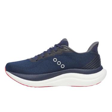 Imagem de Saucony Tênis de corrida masculino Triumph 23 Road, Azul-marinho/vermelho, 41