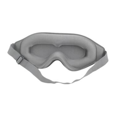 Imagem de Ysyqkn Máscara de Dormir com Copo Contornado 3D E Alça Ajustável, Máscara de Dormir Macia E Respirável para Dormir em Viagens, Cinza
