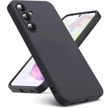 Imagem de Capa Capinha de Silicone Preta Compatível Com Samsung Galaxy A56 Tela de 6.7 Polegadas (Hard Glass Store)