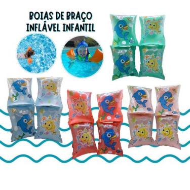 Imagem de Boia de Braço Infantil Inflável para Crianças de 3 a 6 Anos Piscina Ve