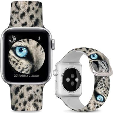 Imagem de Sjiangqiao Pulseiras de silicone macio compatíveis com Apple Watch de 38 mm, 40 mm, 41 mm e 42 mm (série 10), iWatch SE/SE2, pulseiras esportivas de substituição compatíveis com iWatch séries 10, 9, 8