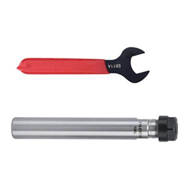 Imagem de Fafeicy Baixa Aceleração Ferramenta de Precisão -Extender de Manga/eixo de Spacer para Máquina de Ninhada CNC e Controles Duráveis e Finos de Moagem Adequados para ER11 (C16-er11a-100l)