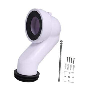 Imagem de WeiLaiKeQi Extensão de flange de drenagem de vaso sanitário Conector de tubo de drenagem de vaso sanitário Manutenção Adaptador de tubo de Closestool, Style a