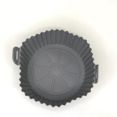 Imagem de Forma de Silicone para Air Fryer 16cm Antiaderente Redonda