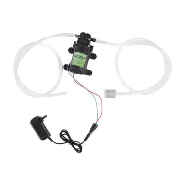 Imagem de BLWOTMOR Bomba de diafragma de alta pressão de 12 V CC de fácil instalação, bomba autoescorvante de 3,5 LPM para aquários