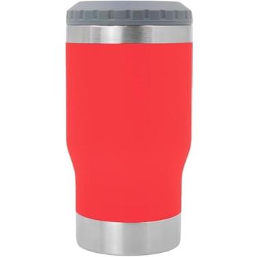 Imagem de Copo Térmico Porta Lata Garrafa Long Neck Copo Abridor (Vermelho)