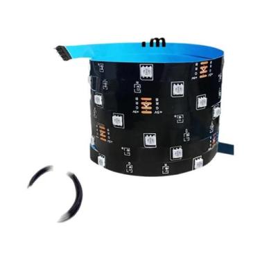 Imagem de Fita LED RGB USB Flexível Com Controle De Som 5V 5050 Smart Controle R