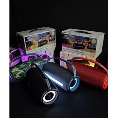 Imagem de Caixa De Som Bluetooth RGB KA-8439 Com Alça A Prova Dagua