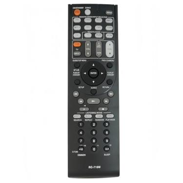 Imagem de Controle remoto de substituição RC-710M adequado para sistema de home theater Onkyo 7.1ch receptor AV HT-S7100 TX-SR606 TX-SR606B TX-SR606S