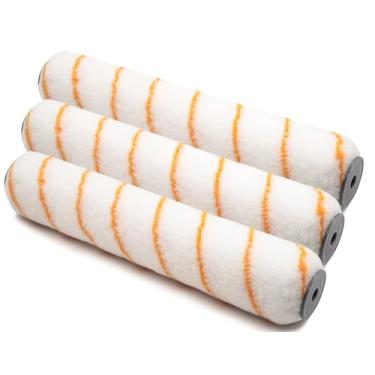 Imagem de ROLLINGDOG Capas de rolo de pintura de 30,48 cm - Mangas grandes de rolo de pintura de 1,27 cm para pintura de teto, parede, piso, decks (pacote com 3, poliéster)