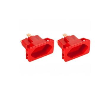 Imagem de 02 Tomada Margirius De Cx.Embutir Padrão Weg 10/20A Vermelho