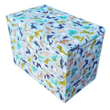 Imagem de Puff Baú Infantil Guarda Brinquedos(DINOSSAURO)