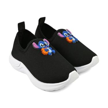 Imagem de Tenis Infantil Wandinha Filme Calce Fácil Boiadeira Show Dia a Dia Volta as Aulas (Preto-LILO, BR, Criança de 4 a 8 anos, Numérico, 29)