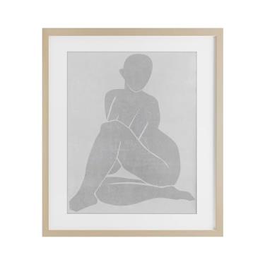 Imagem de Stupell Industries Estampa Emoldurada Subtle Veiled Silhouette Birch Under Glass por Melissa Wang, 40 x 33