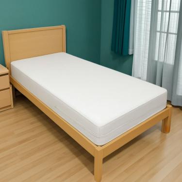 Imagem de Capa Colchão Solteiro Impermeável Hospitalar Com Zíper - Branca 78x188x14cm