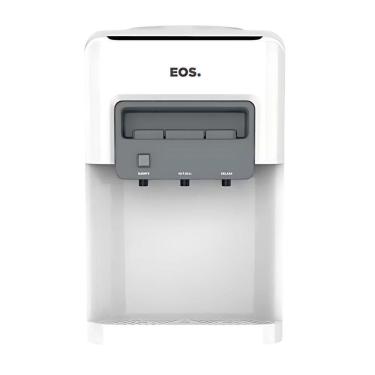 Imagem de Bebedouro Água Quente Natural E Gelada Eletrônico Branco Galão Mineralle EOS B198235 EBE06QB 110V