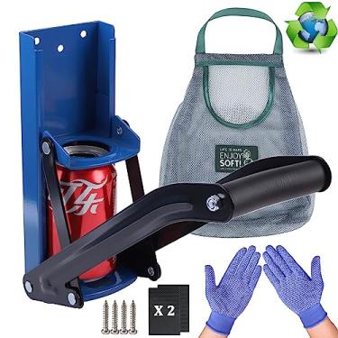 Imagem de UrbAmerican Trituradores De Latas Para Reciclagem - Triturador Alumínio Resistente 16 Oz Parede, Refrigerantes E Cervejas Com Abridor Garrafas, 12 Latas, Fácil Instalar