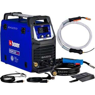 Imagem de Maquina Solda Inversora Mig Flex 160 Bivolt 110/220V Boxer Multiproces