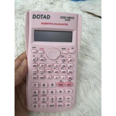 Imagem de Calculadora Científica 10 Dígitos 2 Linhas 240 Funções Portátil Com Ca