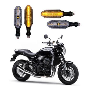 Imagem de KIT 4 Setas Esportivas Pisca de Led Modelo P26 Para Moto KAWASAKI Z 90
