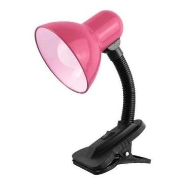 Imagem de Luminárias De Mesa Com Garra Bivolt ROSA - LK777 - LUATEK, Bivolt