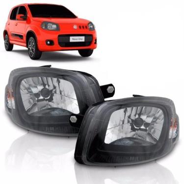 Imagem de Farol Uno Way 2010 Á 2013 Mascara Negra - SP ACESSÓRIOS, Direito