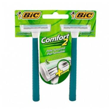 Imagem de Aparelho de  barbear da bic comfort 2 ...(02un)..