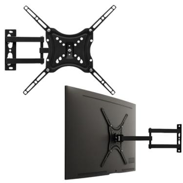 Imagem de Suporte Articulado de Parede para TV, Ajuste Livre, Adequado para TVs de 14 a 50 Polegadas, Suporta um Peso Máximo de 50 Quilogramas