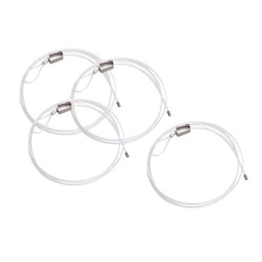 Imagem de KiBcsLic 4x Cordão para pendurar quadros, corda de nylon para exibição de quadros artísticos, 149 cm, para espelhos, letreiros, cestas e pinturas