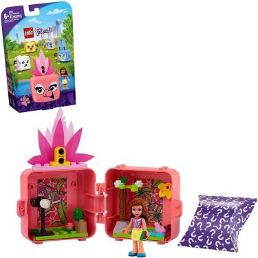Imagem de LEGO Friends Olivia`s Flamingo Cube 41662 Building Kit; Inclui Flamingo Toy e Mini-Doll Toy; Playset portátil faz grande presente criativo, novo 2021 