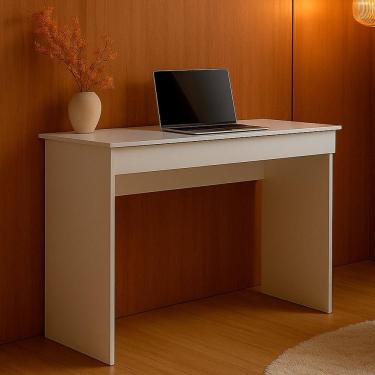 Imagem de Mesa Escrivaninha Penteadeira Romênia 90cm com 01 Gaveta Branco - Abmaza