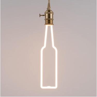 Imagem de Lâmpada Led Edison, Lâmpada Decorativa Led Para Fogos De Artifício Lâmpada De Filamento Led 85-265v Lâmpada Led Edison Bulb Line Lamp, Bottle