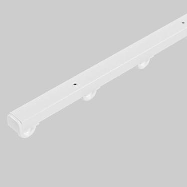 Imagem de Trilha Da Cortina De 1m-6m, Trilha Montada Teto Da Cortina, Haste De Alumínio Da Cortina Para Divisores De Quarto, Black, 4.2m(3 * 1.4m)