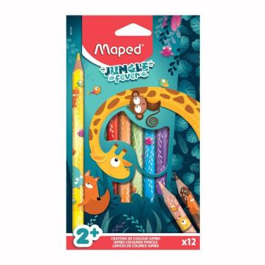 Imagem de Lápis de cor Jungle Fever 12 cores 863700 - Maped