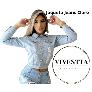 Imagem de Jaqueta Jeans Claro - Vivestta, P