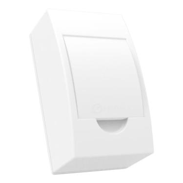 Imagem de 2X Quadro Distribuição 4 Disjuntores Din Sobrepor Enerbras