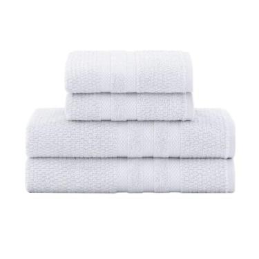 Imagem de Jogo toalha de banho gigante 4 peças vanilla - buddemeyer, Cinza 1825