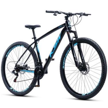Imagem de Bicicleta Aro 29 Ksw 21 Velocidades Alumínio Xlt 100 Mtb, Preto, Azul,