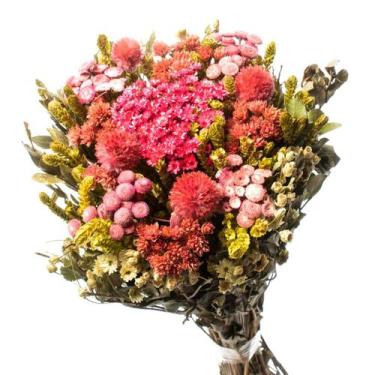 Imagem de Buquê Preservado Rústico Colorido I Flores Desidratadas - Pense Flores