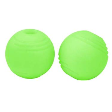 Imagem de Chew King Bola de brinquedo brilhante para cães, 7,6 cm (pacote com 2), serve para lançador de bolas