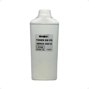 Imagem de Toner Em Pó Compatível Xerox C60/70 Ciano 1kg Ciano