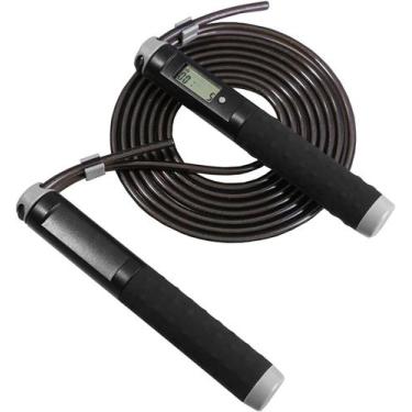 Imagem de laika esportes contagem eletrônica corda de pular fitness, alça antide