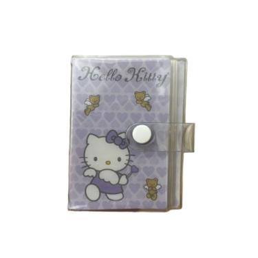 Imagem de Porta Cartão Carteira Hello Kitty Sanrio Yes Lilás Bolsos Transparente