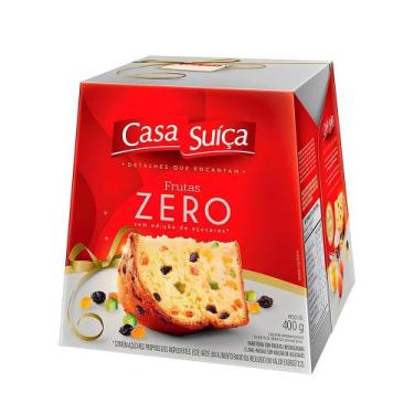 Imagem de Panettone Zero Açúcar de Frutas Casa Suíça  400g
