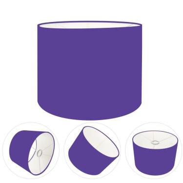 Imagem de Cúpula Abajur Cilíndrica Cp-7011 ø30x21cm Roxo