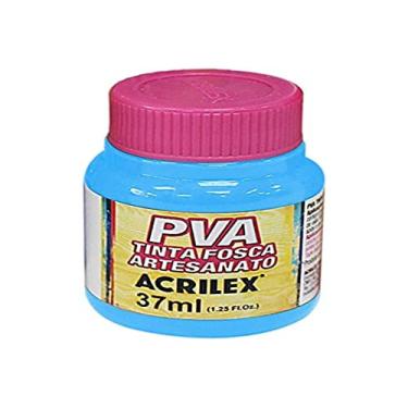 Imagem de Tinta PVA, Acrilex, Azul Celeste, 37 ml