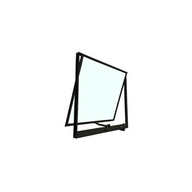 Imagem de Vitro Projetante de Alumínio Preto 60x60